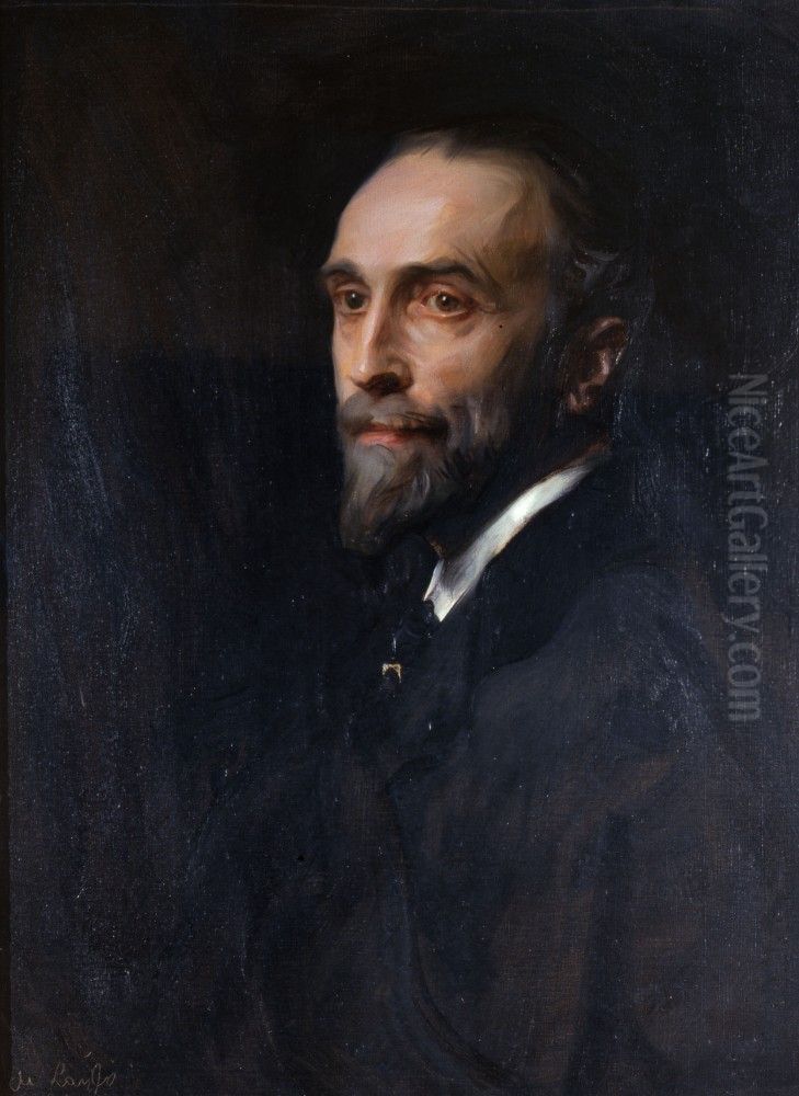The Right Honourable Montagu Collet Norman (1871-1950), Governor of the Bank of England (1920-1944) Oil Painting by Philip de Laszlo