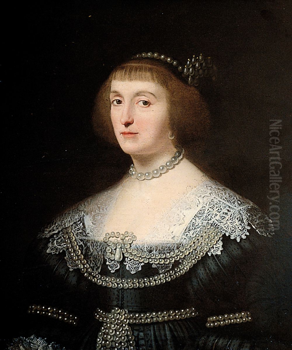 Elizabeth, Queen of Bohemia (1596-1662), the 'Winter Queen' Oil Painting by Michiel Jansz. van Mierevelt