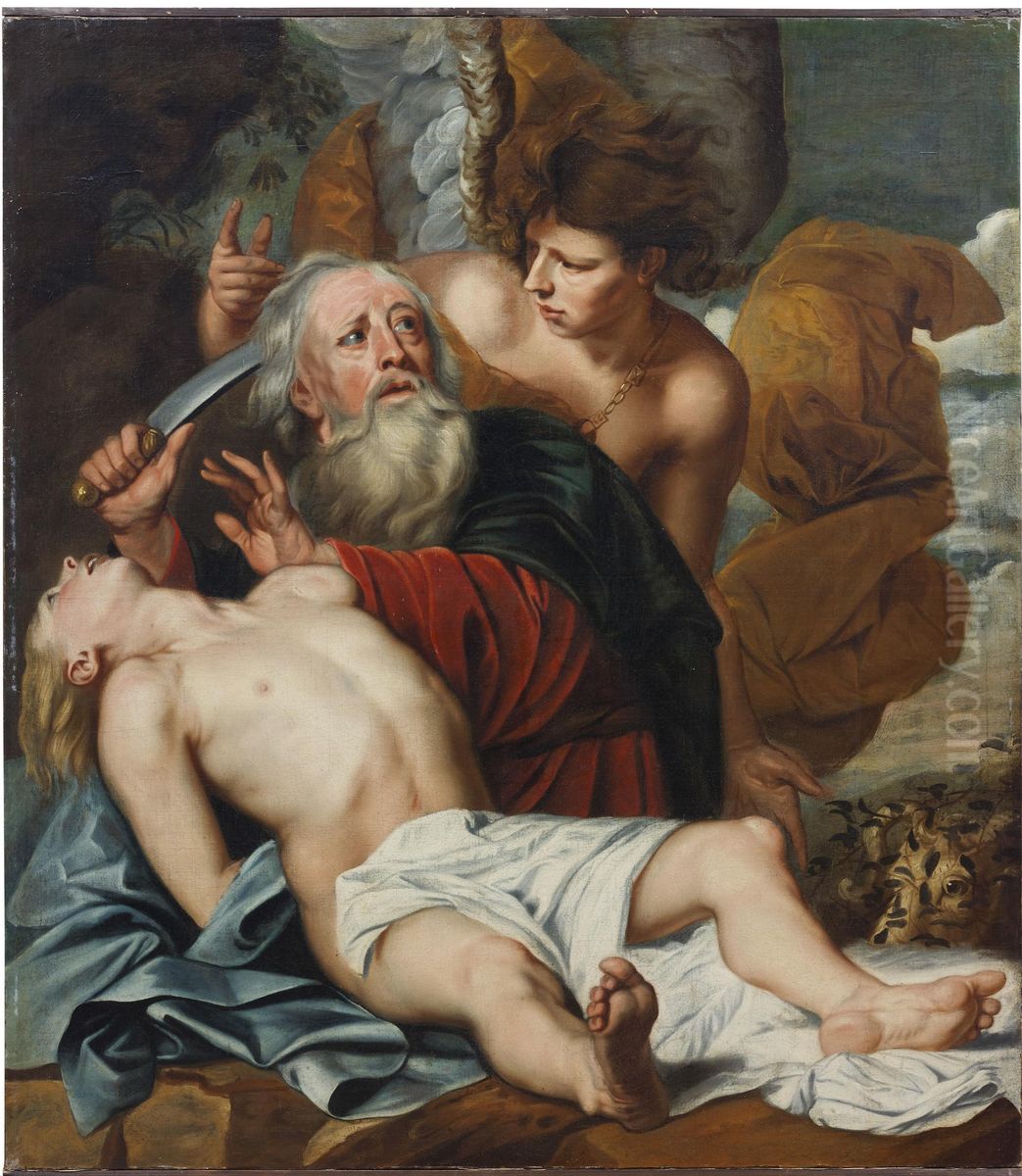 Sacrifice of Isaac Oil Painting by Pieter Thijs
