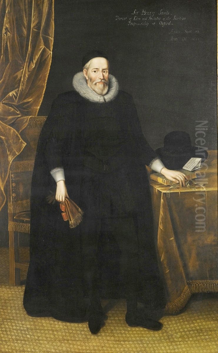 Portrait ofSir Henry Savile(1549-1622) Oil Painting by Marcus Gheeraerts the Younger