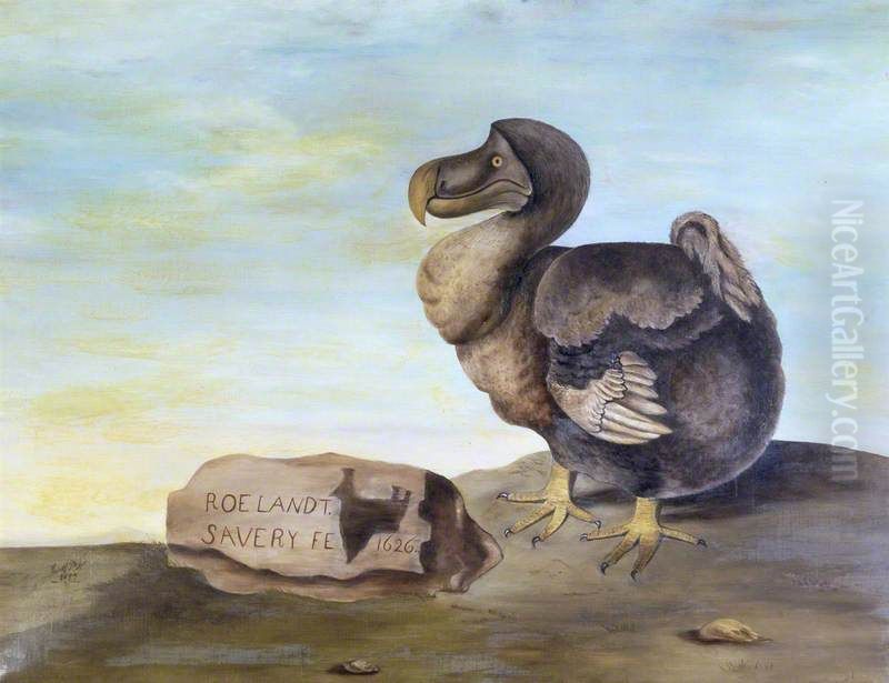 The Dodo Oil Painting by Roelant Savery