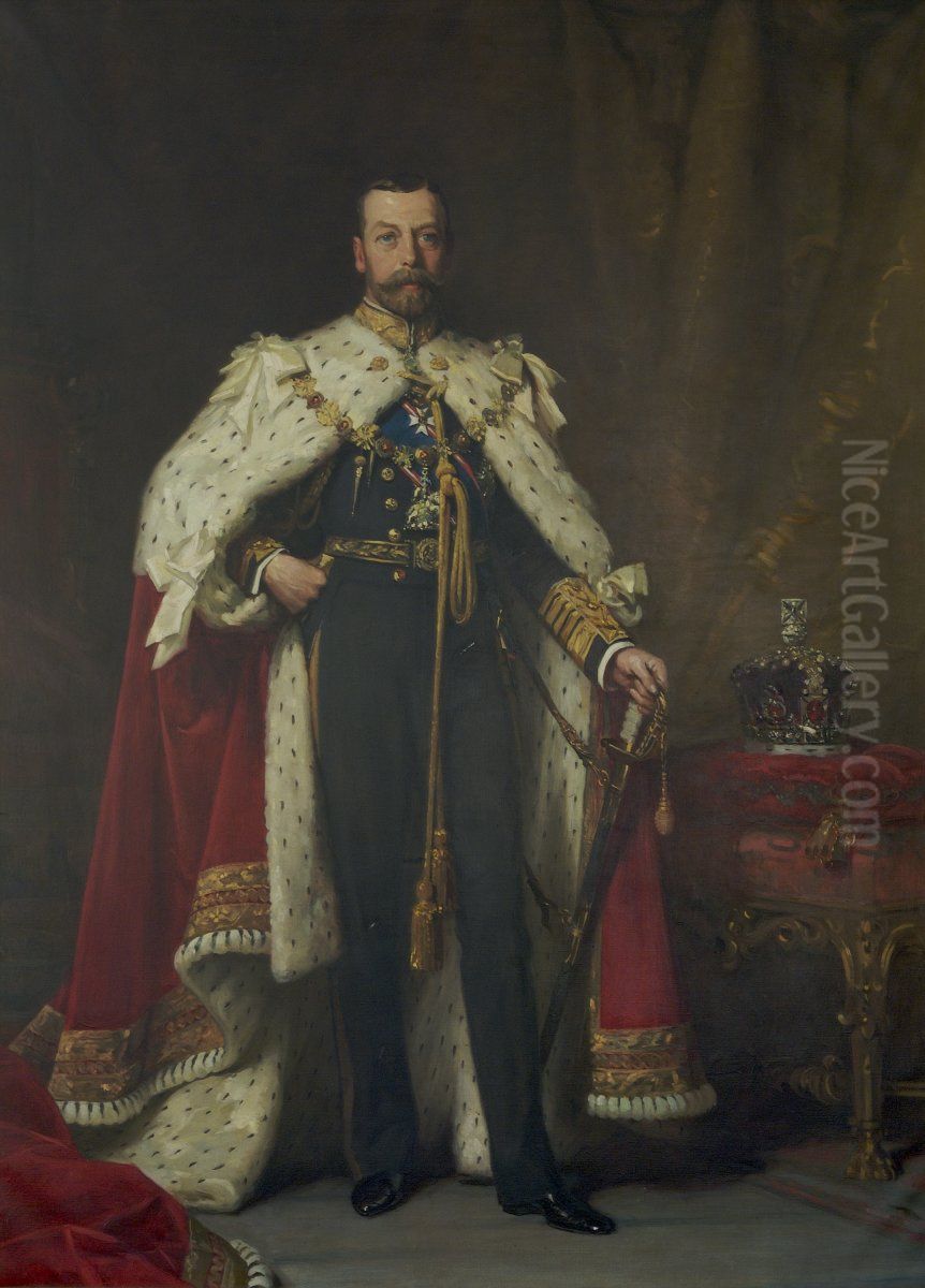 George V (1865-1936) Oil Painting by Luke Fildes