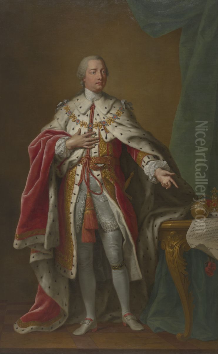 George III (1738-1820) Oil Painting by John Hoppner