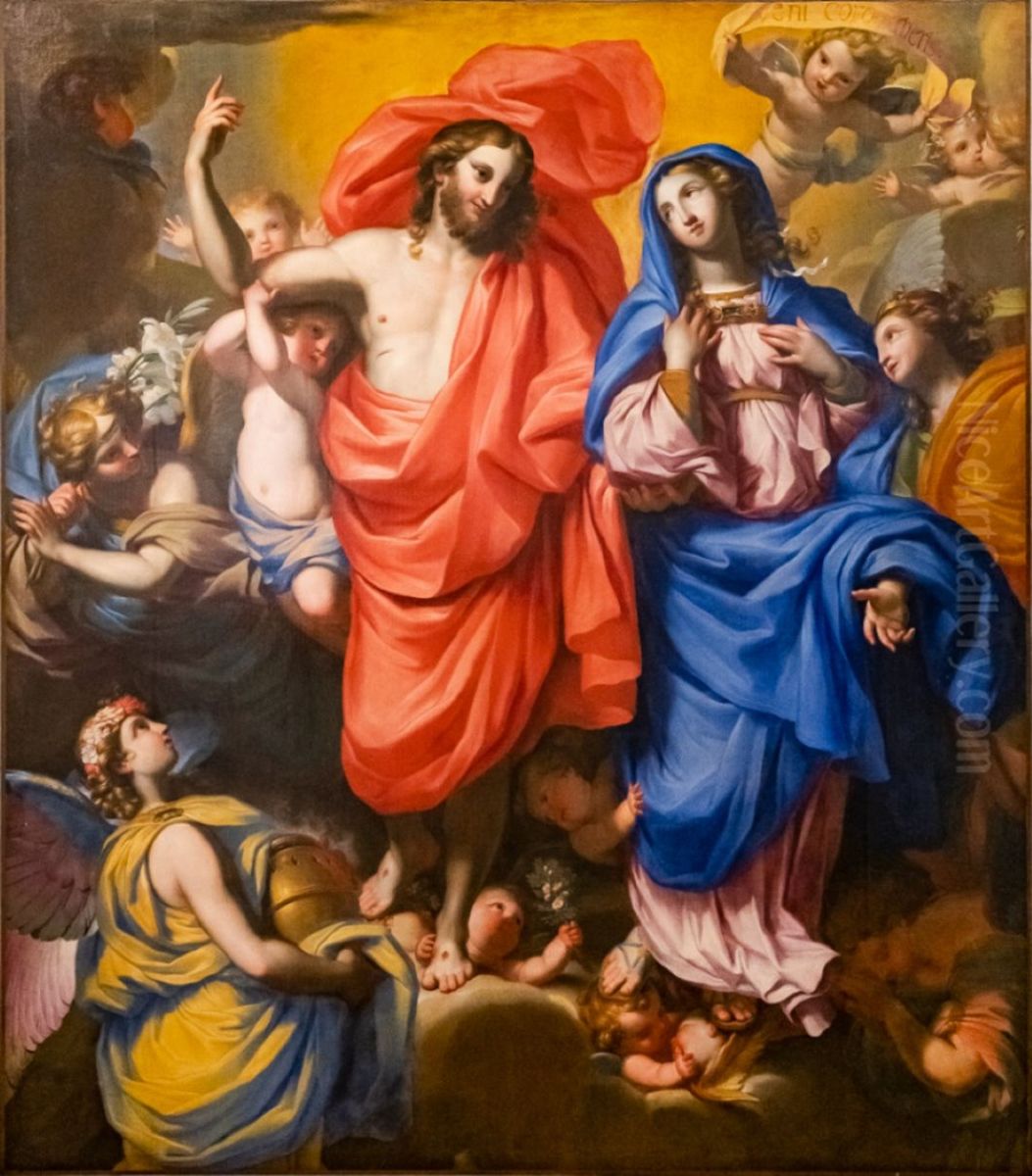 Le Triomphe du Christ et l'Assomption de la Vierge Oil Painting by Claude Francois