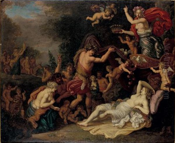 Bacchus and Ariadne Oil Painting by Pieter Thijs