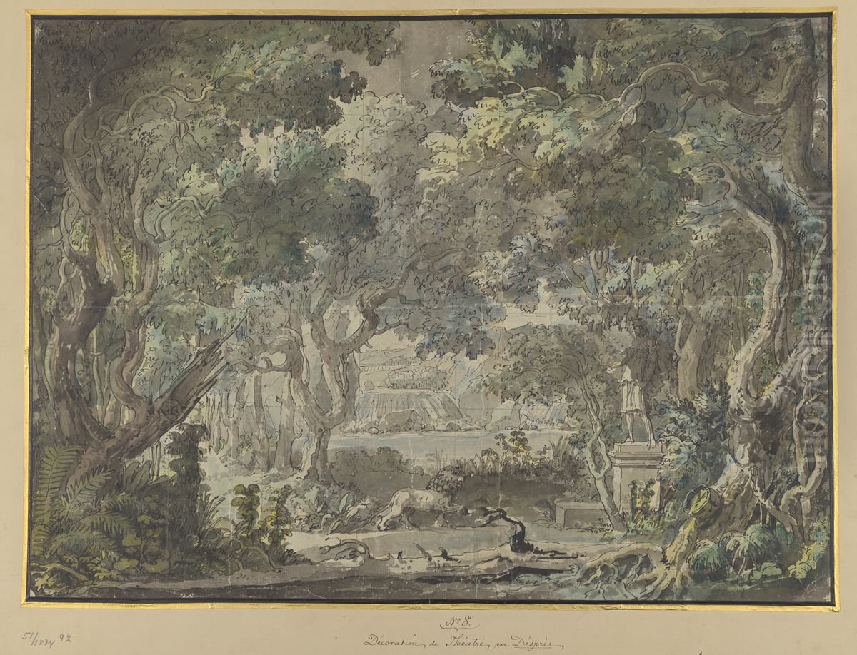 Dianas lund, scenbild till 