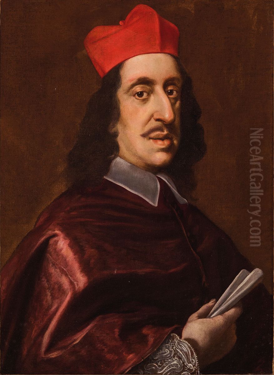 Portrait of Cardinale Leopoldo de' Medici Oil Painting by Justus Sustermans