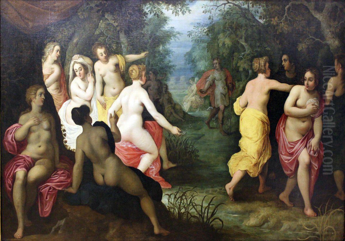 Diana and Actaeon Oil Painting by Hendrick van Balen the Elder