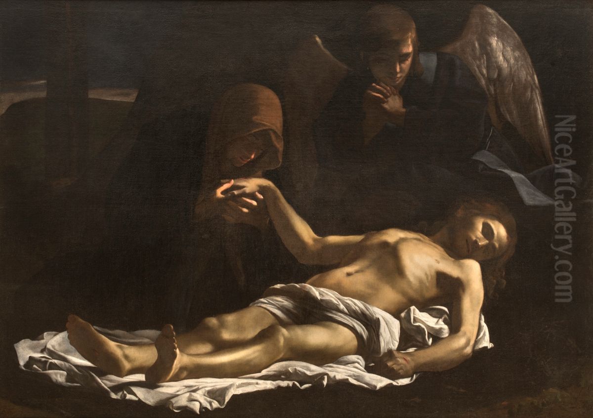 Pieta Oil Painting by Massimo Stanzione