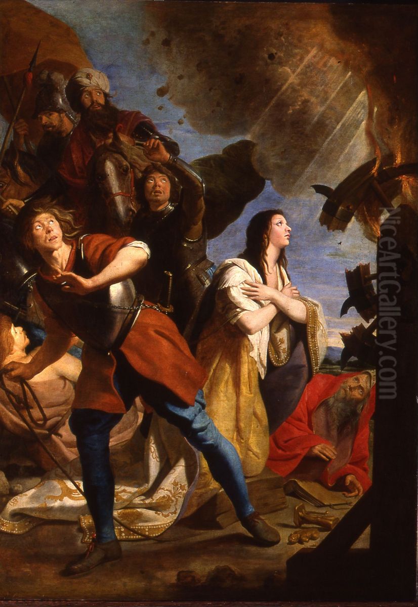 Martyrdom of St Catherine of Alexandria Oil Painting by Gaspar De Crayer