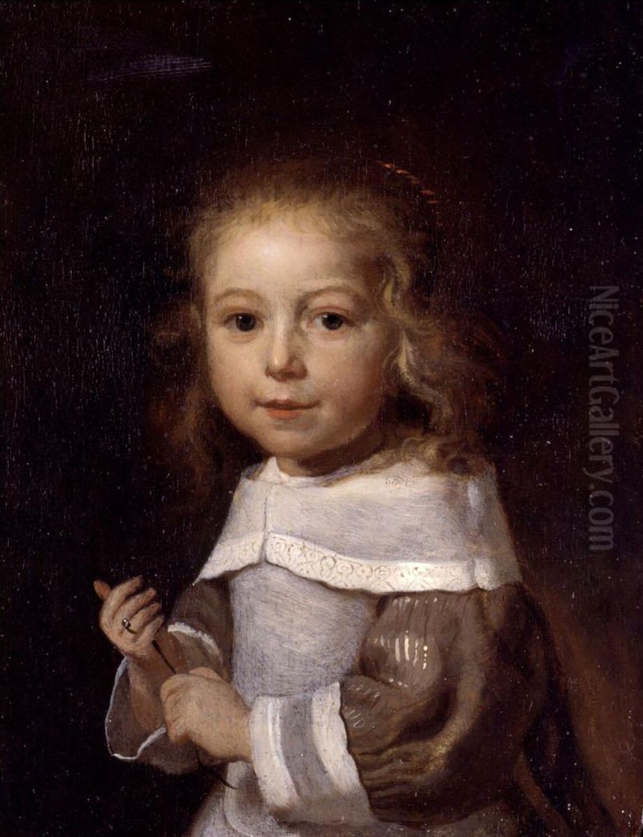 Portrait of a young girl Oil Painting by Michiel Sweerts