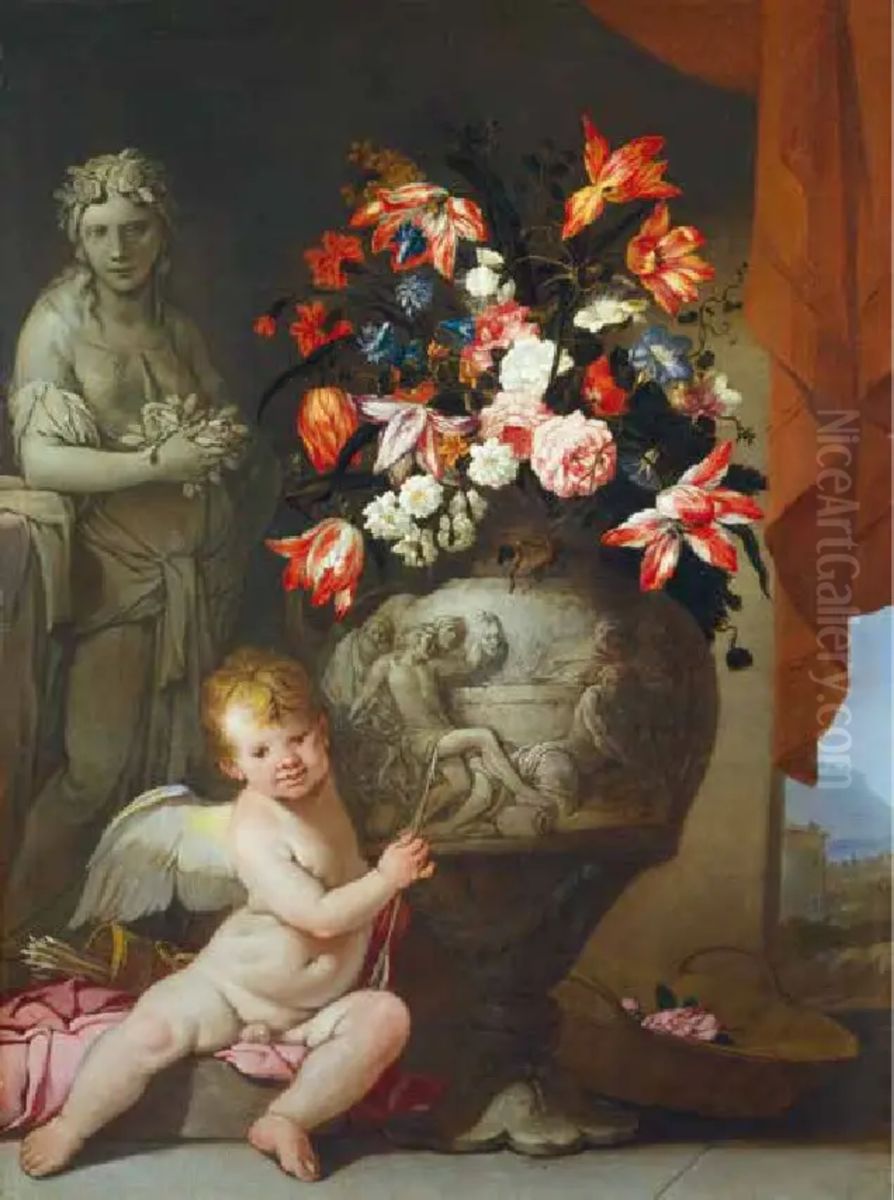 Touch Oil Painting by Giulio Carpioni