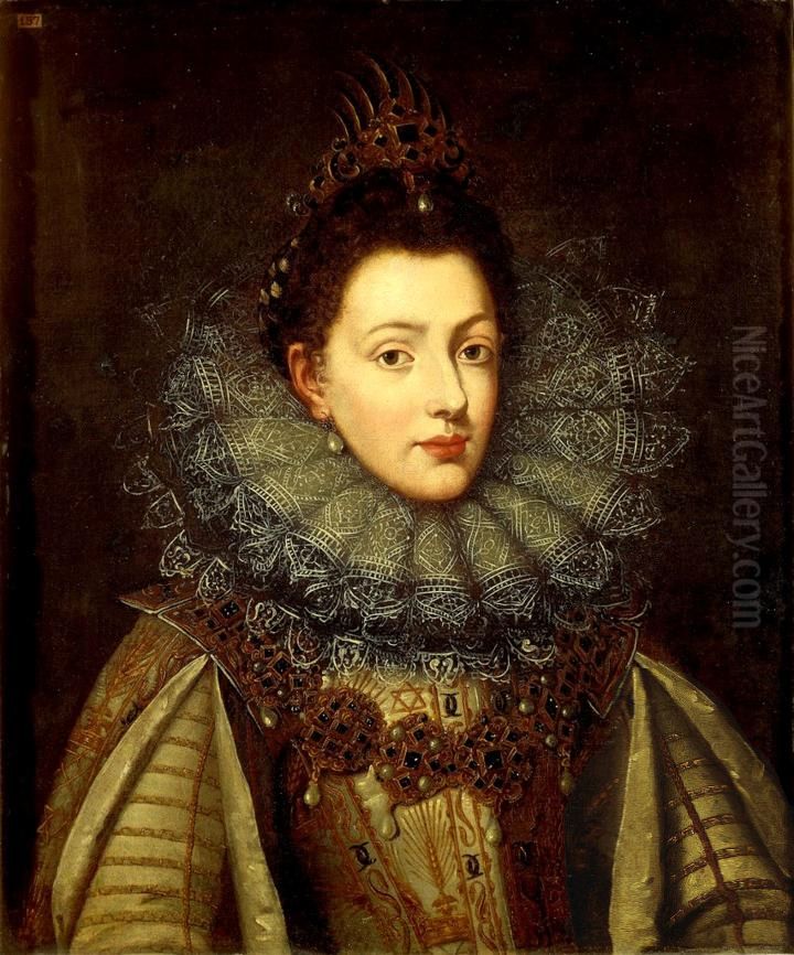 Portrait of a Princess at the Time of the Valois Oil Painting by Frans Pourbus the younger