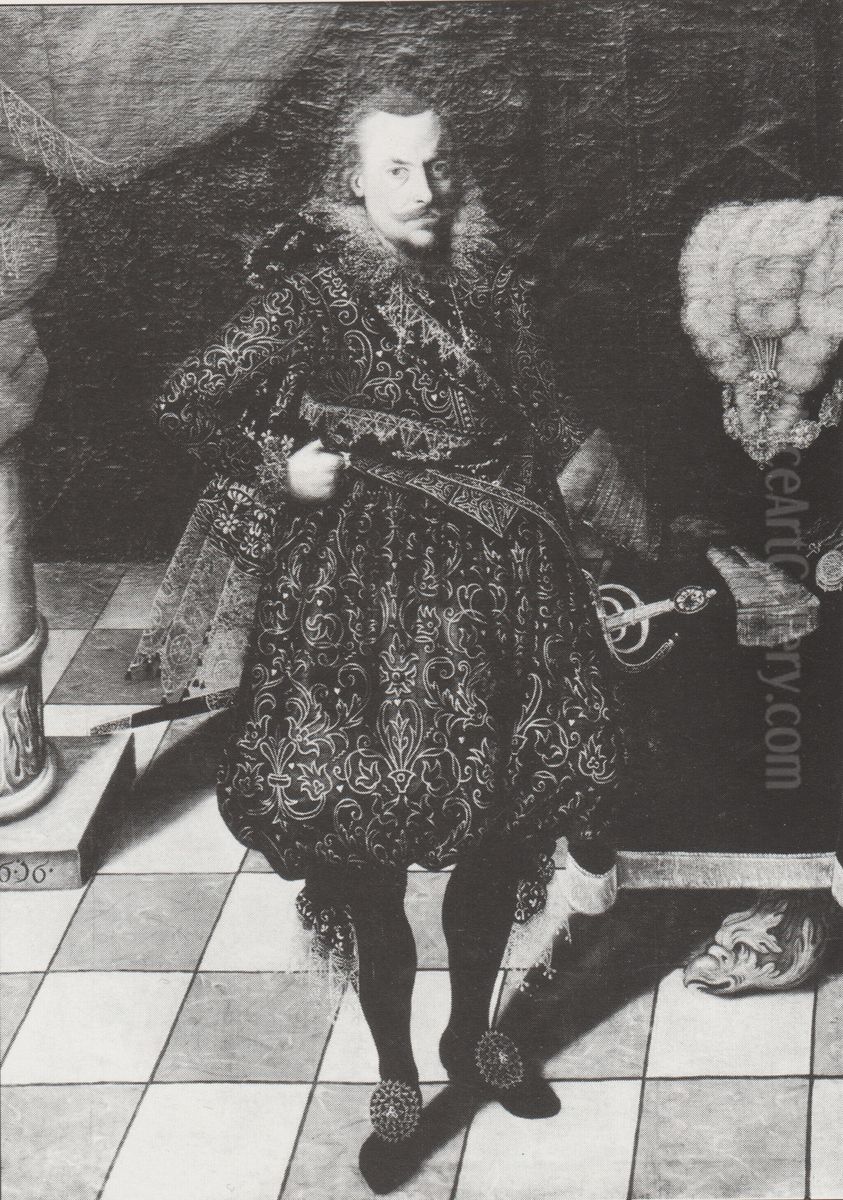 Franz von Pommern(1577-1620), Herzog von Pommern-Stettin und Bischof von Cammin. Oil Painting by Unidentified location