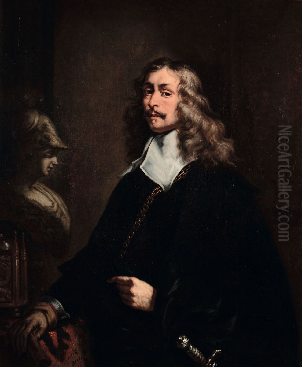 Self-portrait Oil Painting by Joachim von, I Sandrart