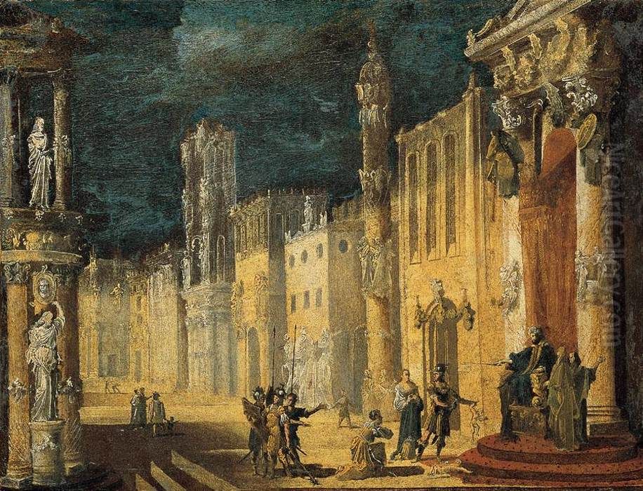 The Judgment of Salomon Oil Painting by Didier Barra