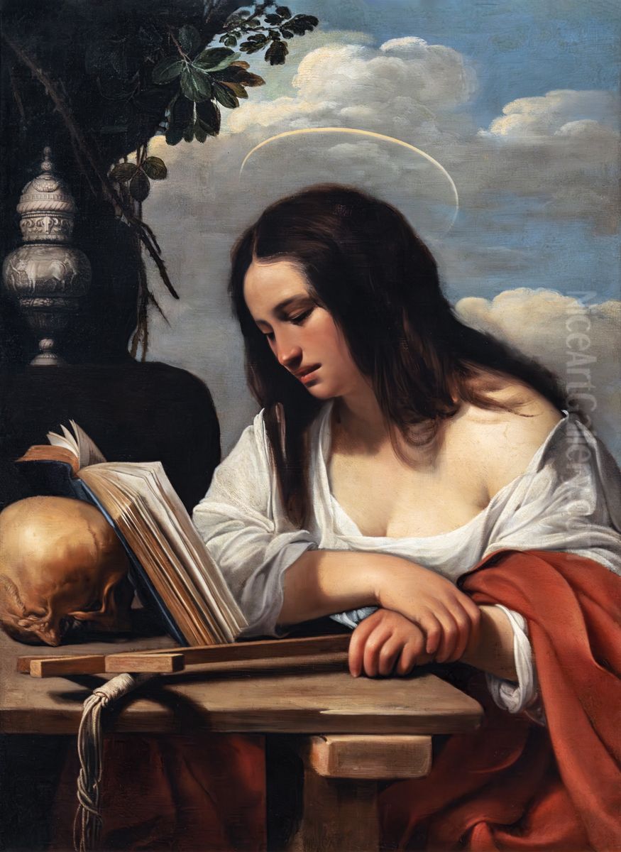 Penitent Magdalene Oil Painting by Carlo Saraceni