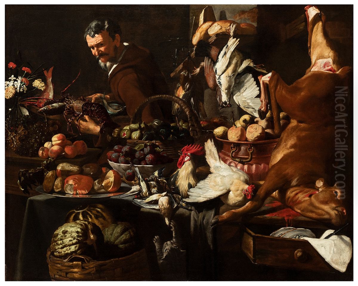 The pantry Oil Painting by Giacomo Legi