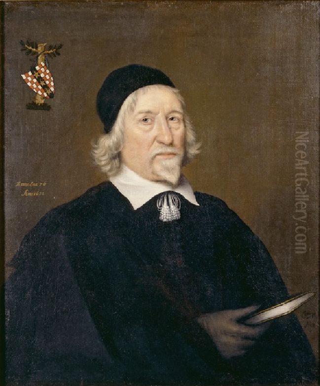 Portrait of Nicholas Fiske Oil Painting by Cornelis de Neve