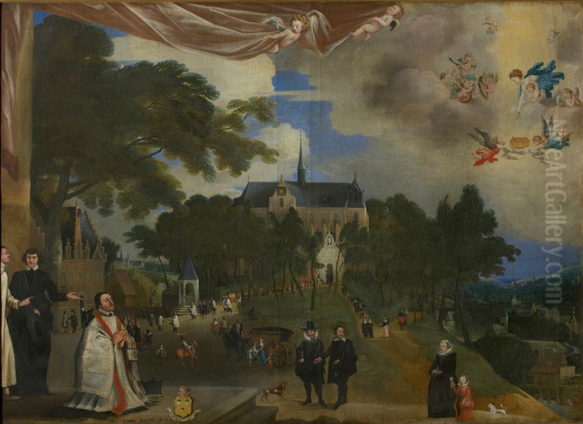 Annual pilgrimage to Our Lady of Wavre-Basse Oil Painting by unknown