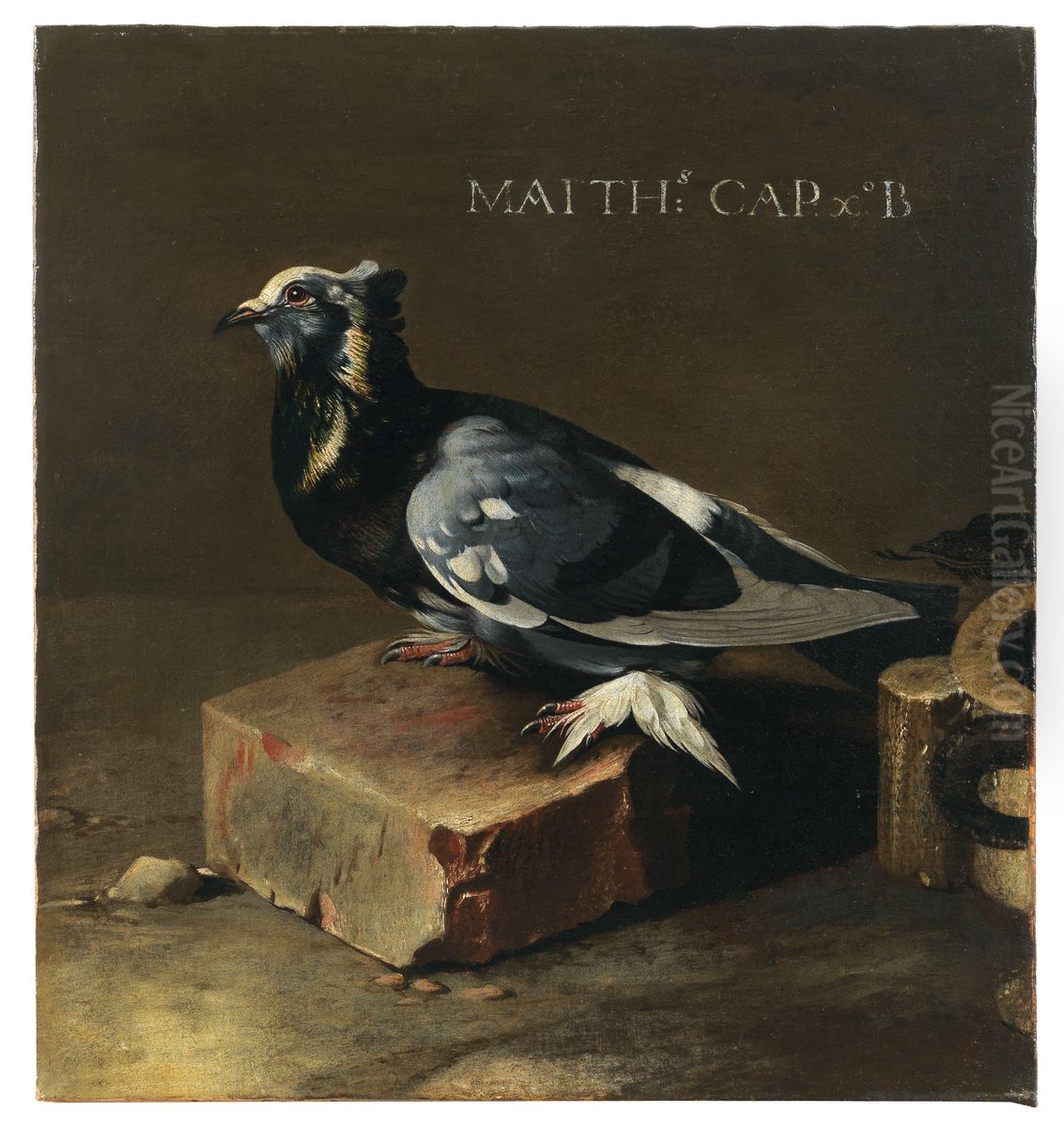 The Dove and the Snake Oil Painting by Jacob van der (Giacomo da Castello) Kerckhoven