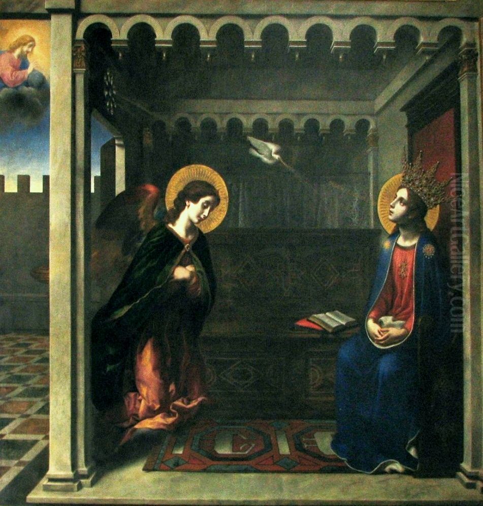 Annunciation Oil Painting by Carlo Dolci