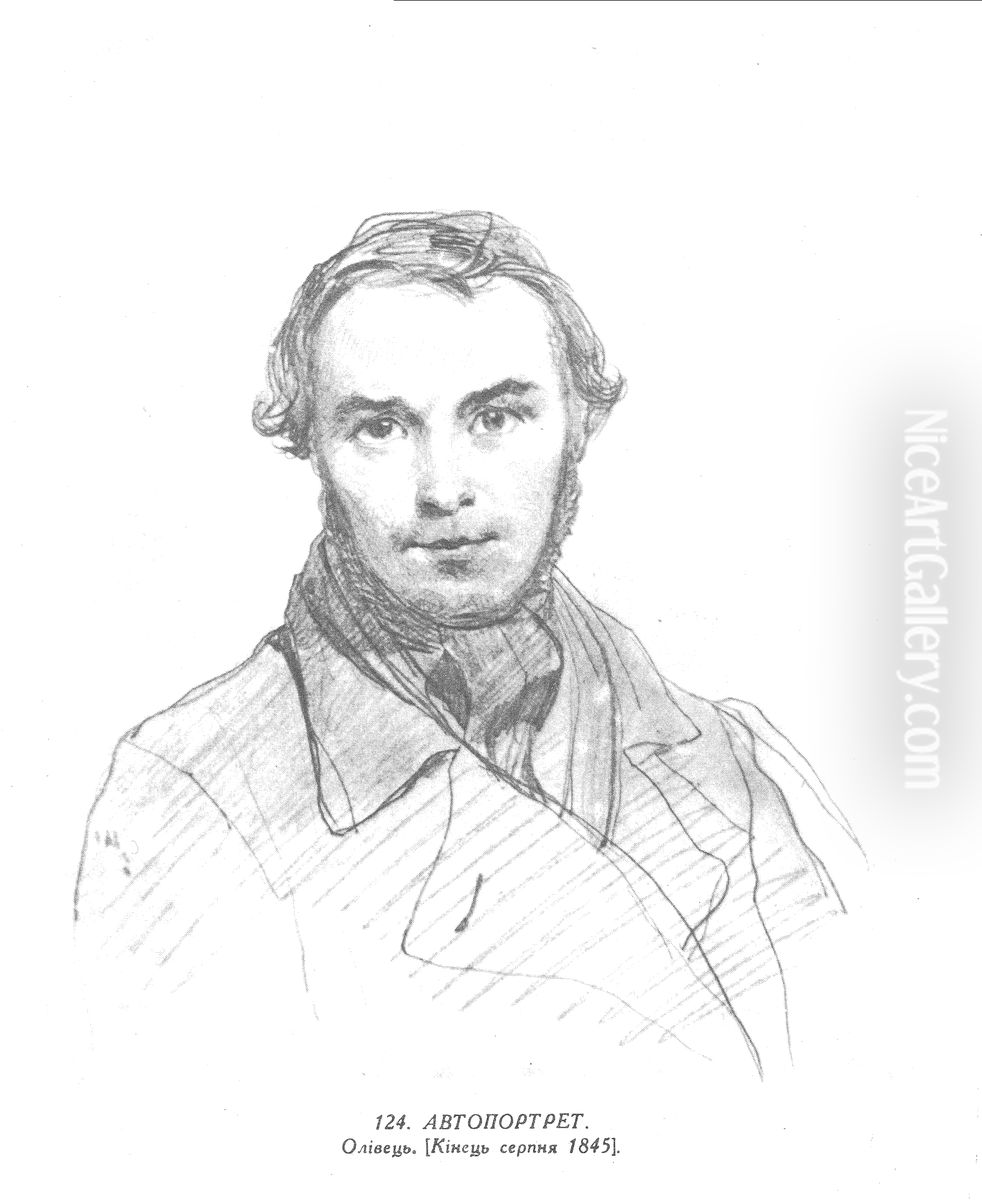 Self-portrait Oil Painting by Taras Shevchenko