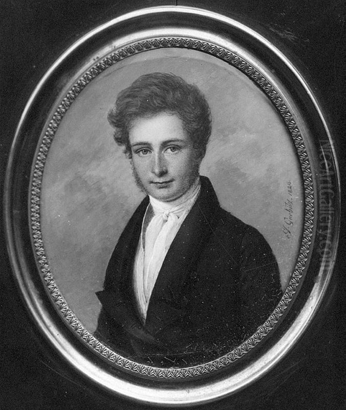 Henrik Henriksen Formann Oil Painting by Johan Gorbitz