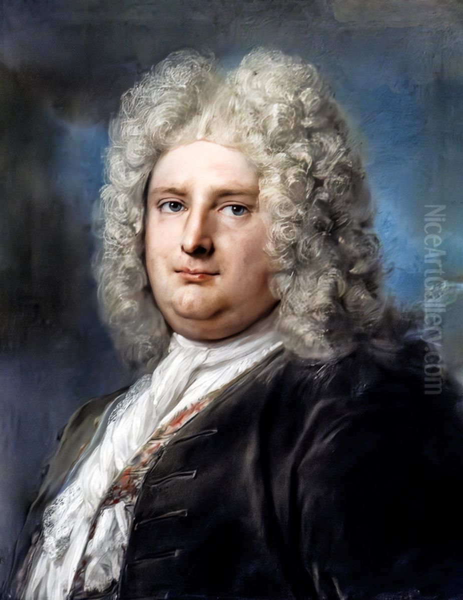 Portrait of the French consul Le Blond Oil Painting by Rosalba Carriera