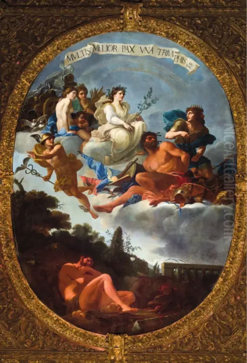 Triumph of Peace Oil Painting by Jan Miel