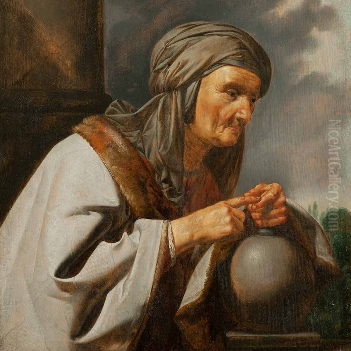 Female prophet Oil Painting by Jan Van Bijlert