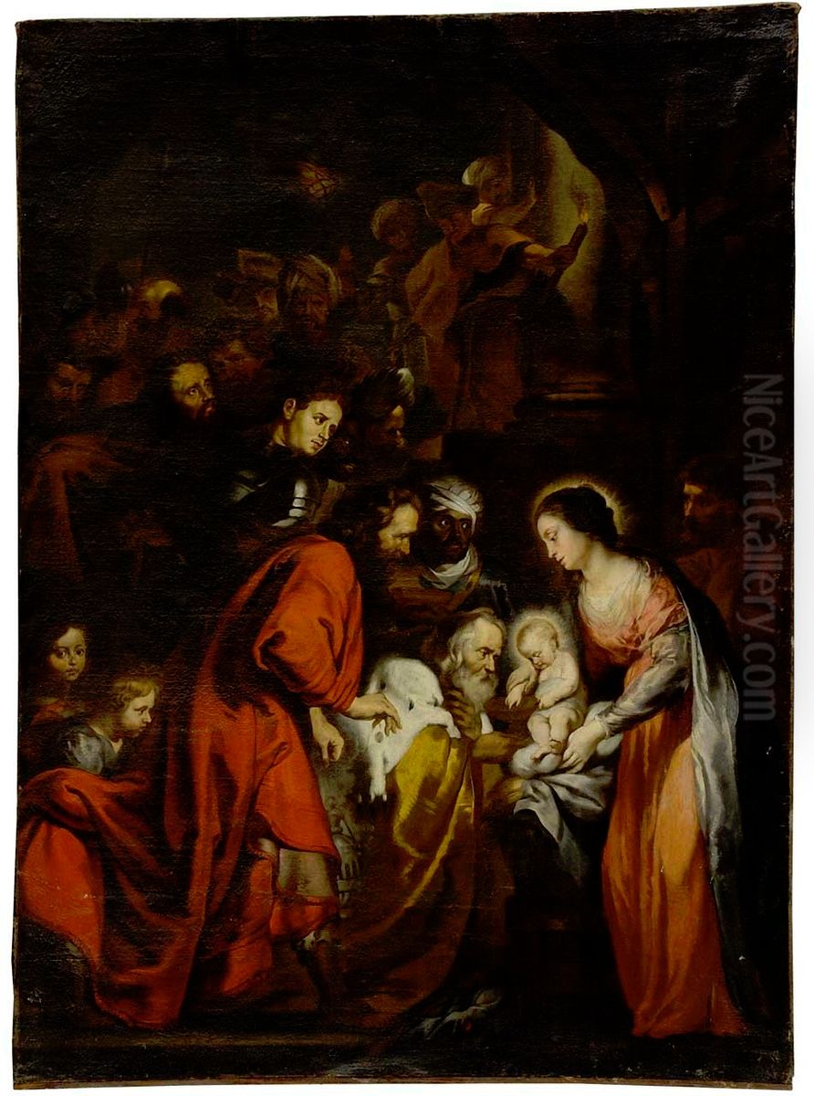 Adoration of the Magi Oil Painting by Justus Sustermans