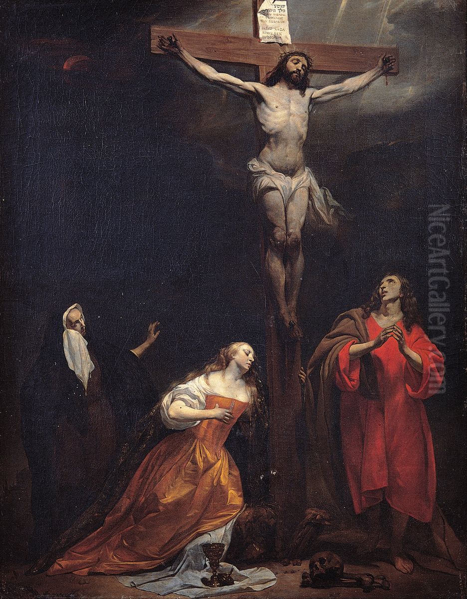 Crucifixion Oil Painting by Gabriel Metsu