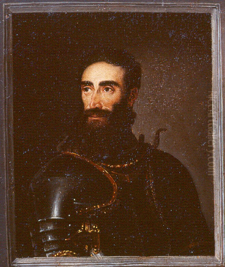 Pier Luigi Farnese, primo duca di Parma Oil Painting by Titian