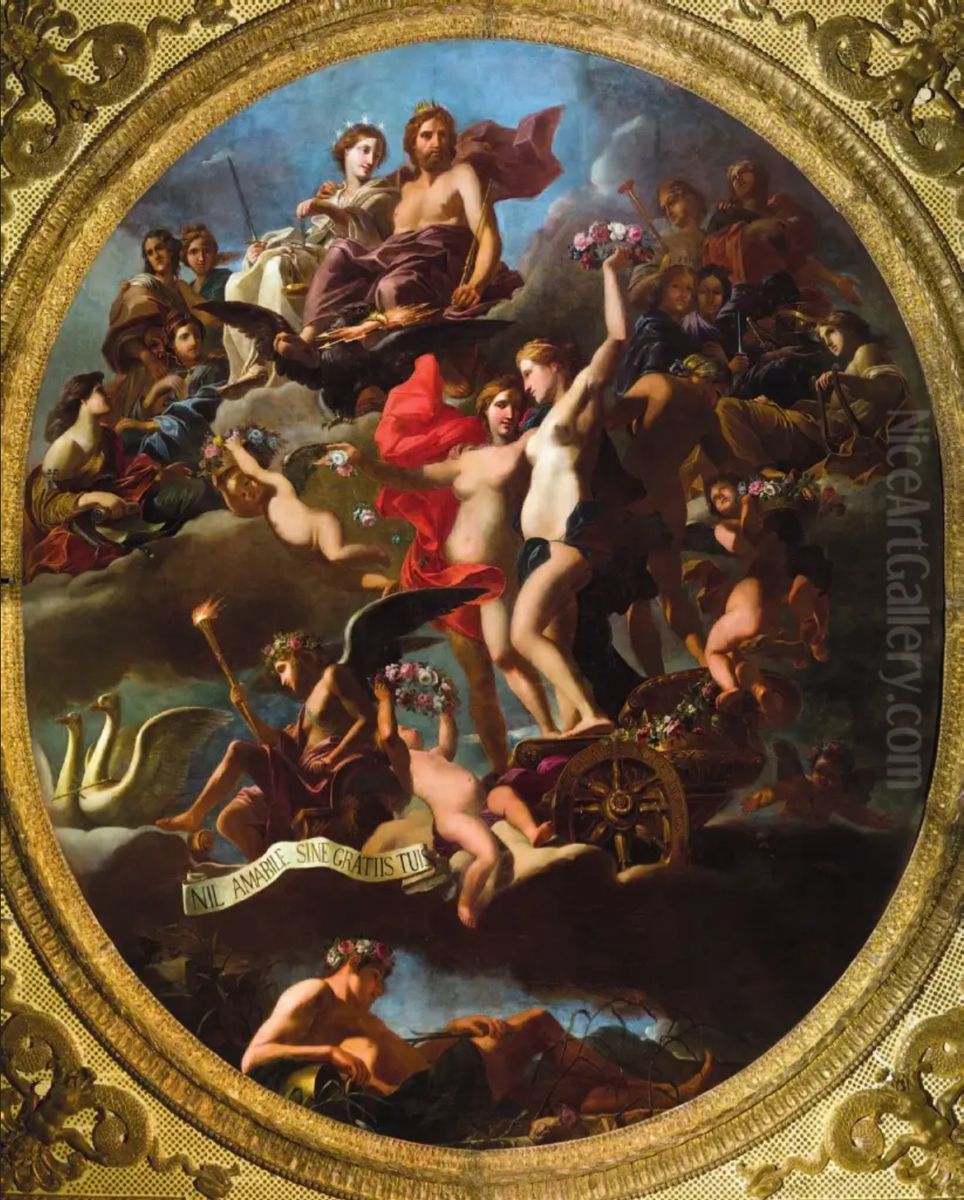 Triumph of grace Oil Painting by Jan Miel