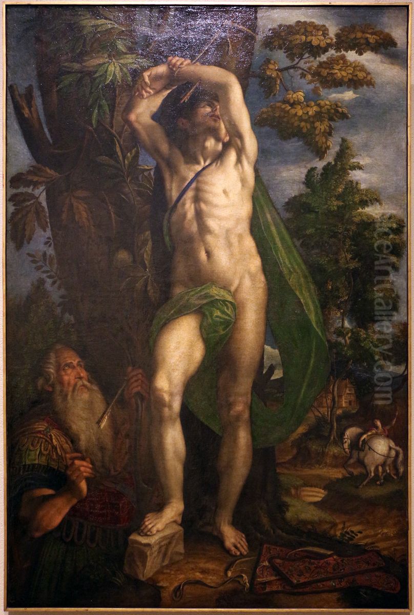 San Sebastiano Oil Painting by Antonio Campi