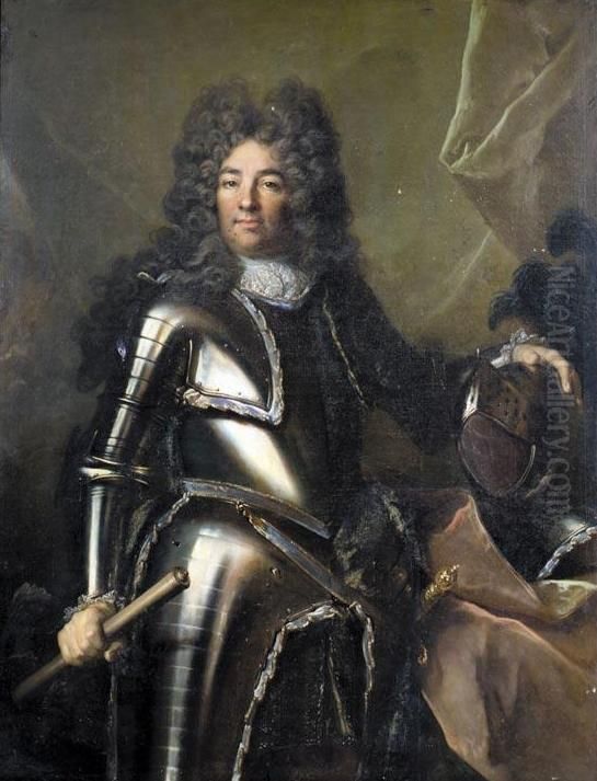 Portrait ofJoachim Frederick, Duke of Schleswig-Holstein-Sonderburg-Plon(1668-1722), son ofAugustus, Duke of Schleswig-Holstein-Sonderburg-Plon-Norburg Oil Painting by Nicolas de Largilliere