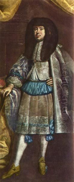 Portrait of King Michael Korybut Wisniowiecki. Oil Painting by unknown