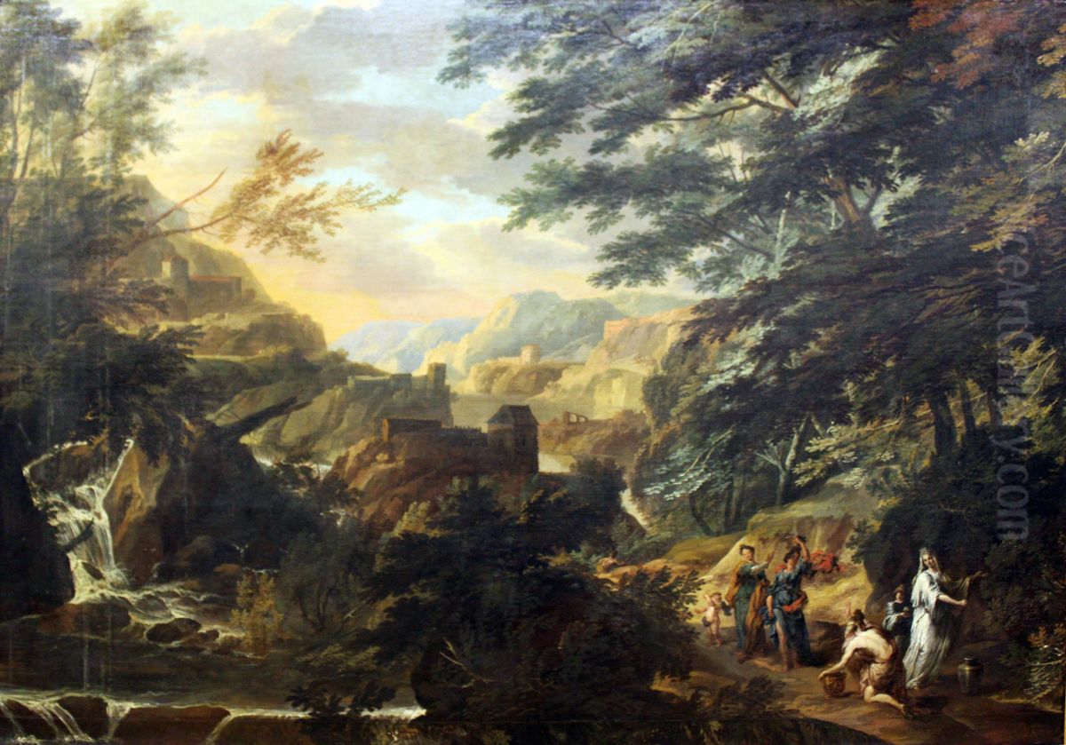 Landscape Oil Painting by Francisque Millet