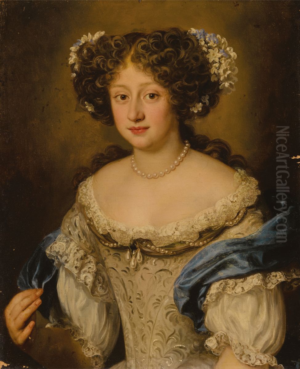 Portrait of Francesca Greppi Fani Oil Painting by Jacob Ferdinand Voet