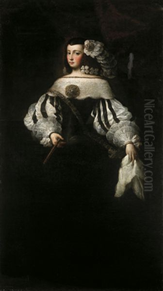Portrait of Feliche de la Cerda Oil Painting by Juan Carreno De Miranda