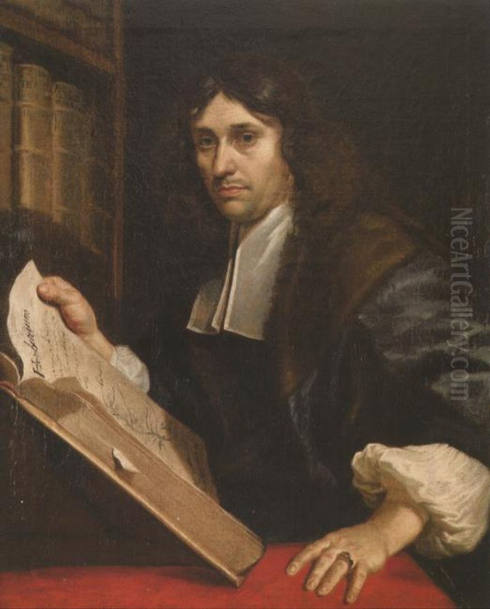 Portrait of Jacob Amling Oil Painting by Oswald Onghers