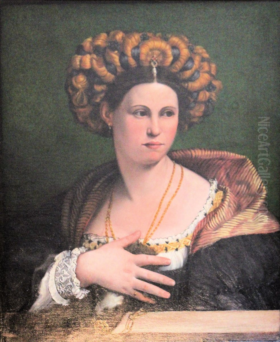 Portrait of a Woman Oil Painting by Dosso Dossi