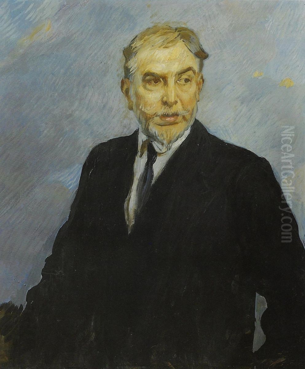 Self-portrait Oil Painting by Ettore Tito