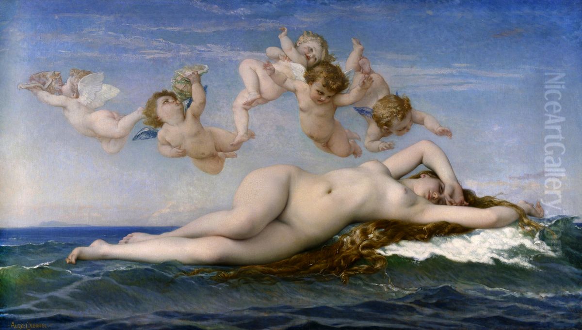 The Birth of Venus. Oil Painting by Alexandre Cabanel