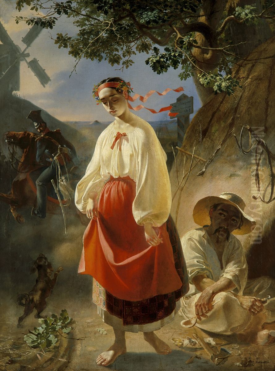 Kateryna Oil Painting by Taras Shevchenko