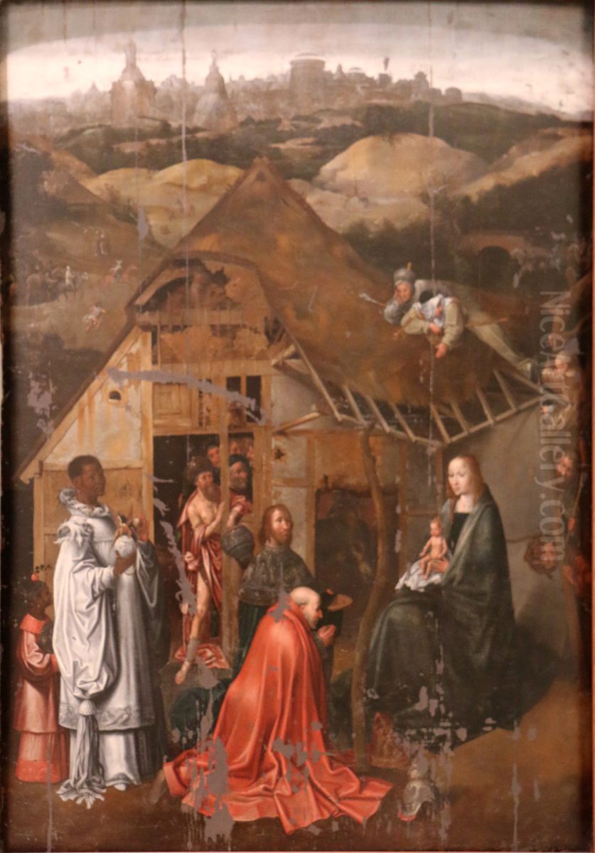 Adoration of the Magi Oil Painting by Hieronymous Bosch