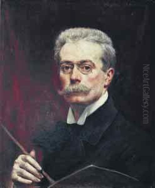 Self-portrait Oil Painting by Maxime Dastugue