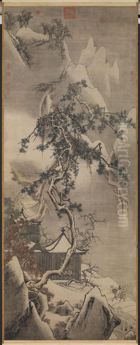 Snowscape Oil Painting by Ma Yuan