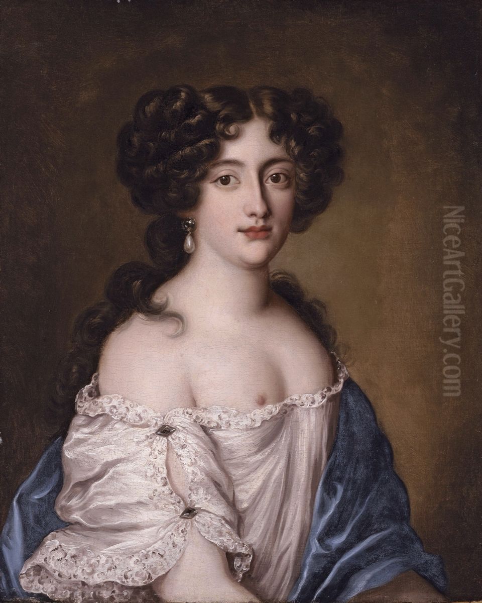 Portrait of Hortense Mancini (1646-1699), duchesse de Mazarin, as Aphrodite Oil Painting by Jacob Ferdinand Voet